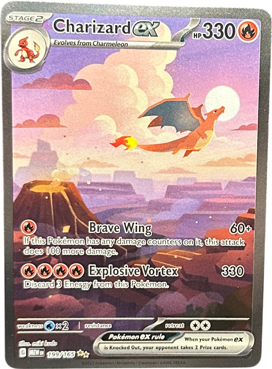 Charizard EX Special Illustration Rare - 151 - 199/165 - Mega Cash Sydney