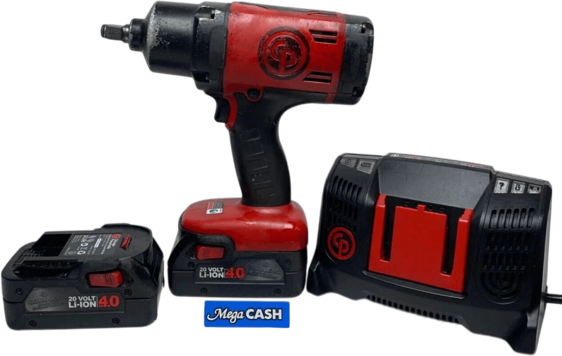 Chicago Pneumatic CP8828 3/8″ 20V 4.0Ah Lithium - Ion Cordless Impact Wrench Set - Mega Cash Sydney