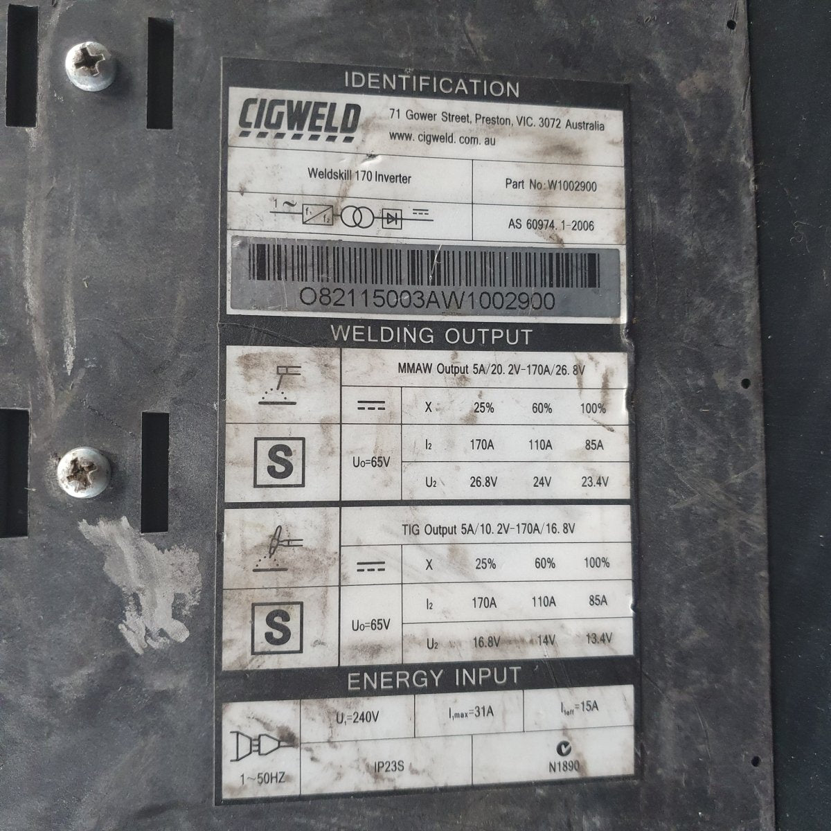 Cigweld Weldskill 170 Inverter Welder - Mega Cash Sydney