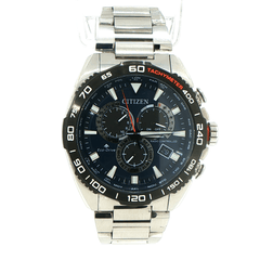 Citizen Eco-Drive Chronograph Silver-Tone Metal Men's Watch - Mega Cash Sydney