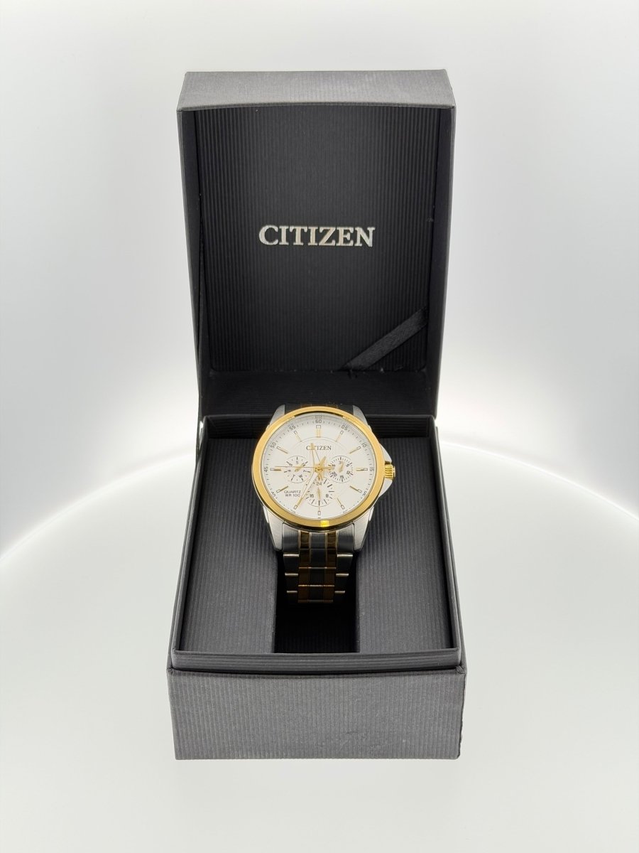 Citizen Two-Tone Chronograph Quartz Watch 42mm - Mega Cash Sydney