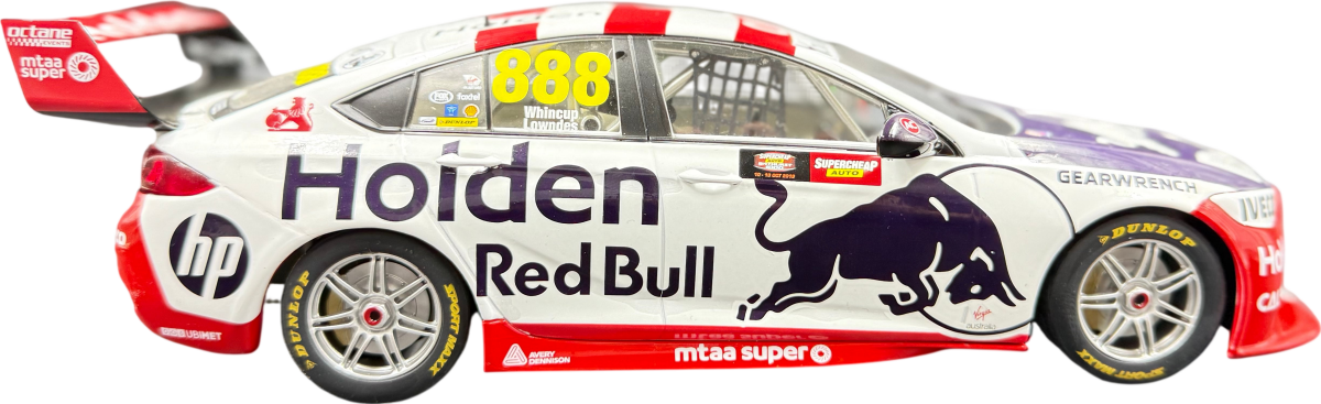 Classic Carlectables Jamie Whincup & Craig Lowndes 2019 Holden 50th Anniversary Retro Bathurst Livery - 1/18 Scale Limited With Certificate - Mega Cash Sydney