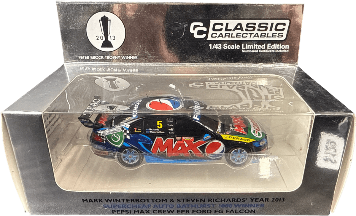 Classic Carlectables - Pepsi Max Crew - FPR Ford FG Falcon - 205-18 - Mega Cash Sydney
