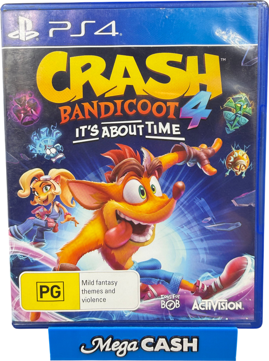 Crash Bandicoot: It’s About Time - PlayStation 4/PS4 Game - Mega Cash Sydney