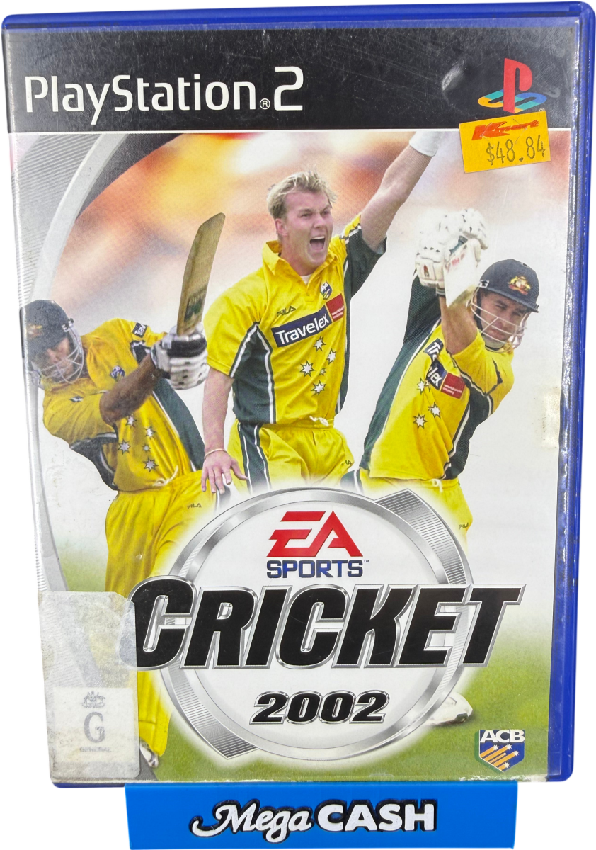 Cricket 2002 - PlayStation 2/PS2 Game - Mega Cash Sydney
