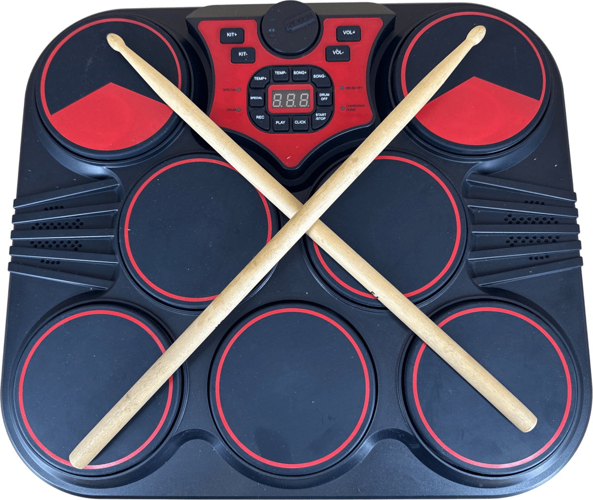 CRYFOKT - Tabletop Electric Practise Pad - for Drummers - Mega Cash Sydney