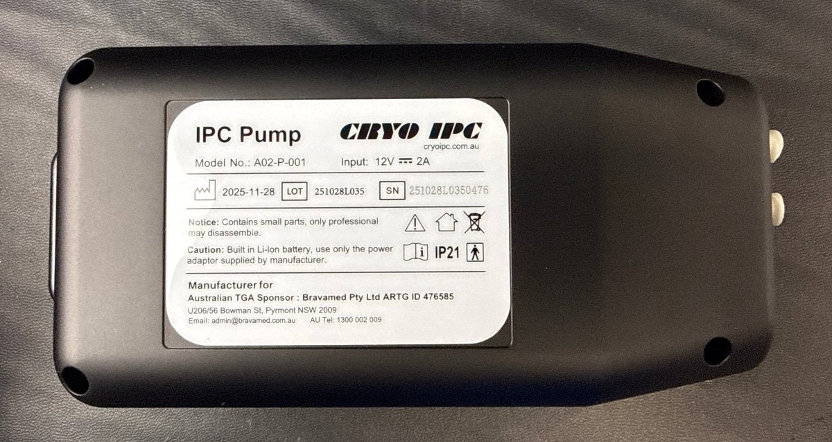 CRYO IPC - Cold pressure massage system - A02-P-001 Pump - Mega Cash Sydney