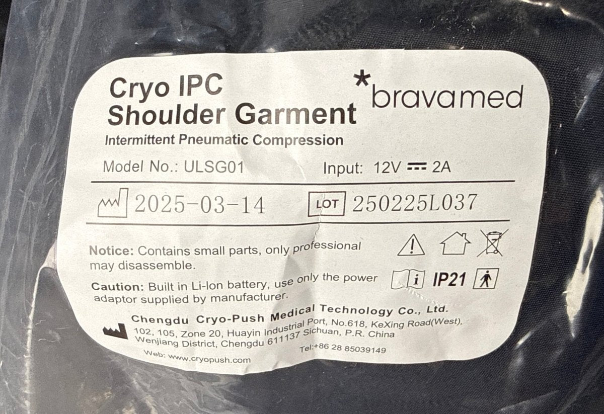 CRYO IPC - Cold pressure massage system - A02-P-001 Pump - Mega Cash Sydney