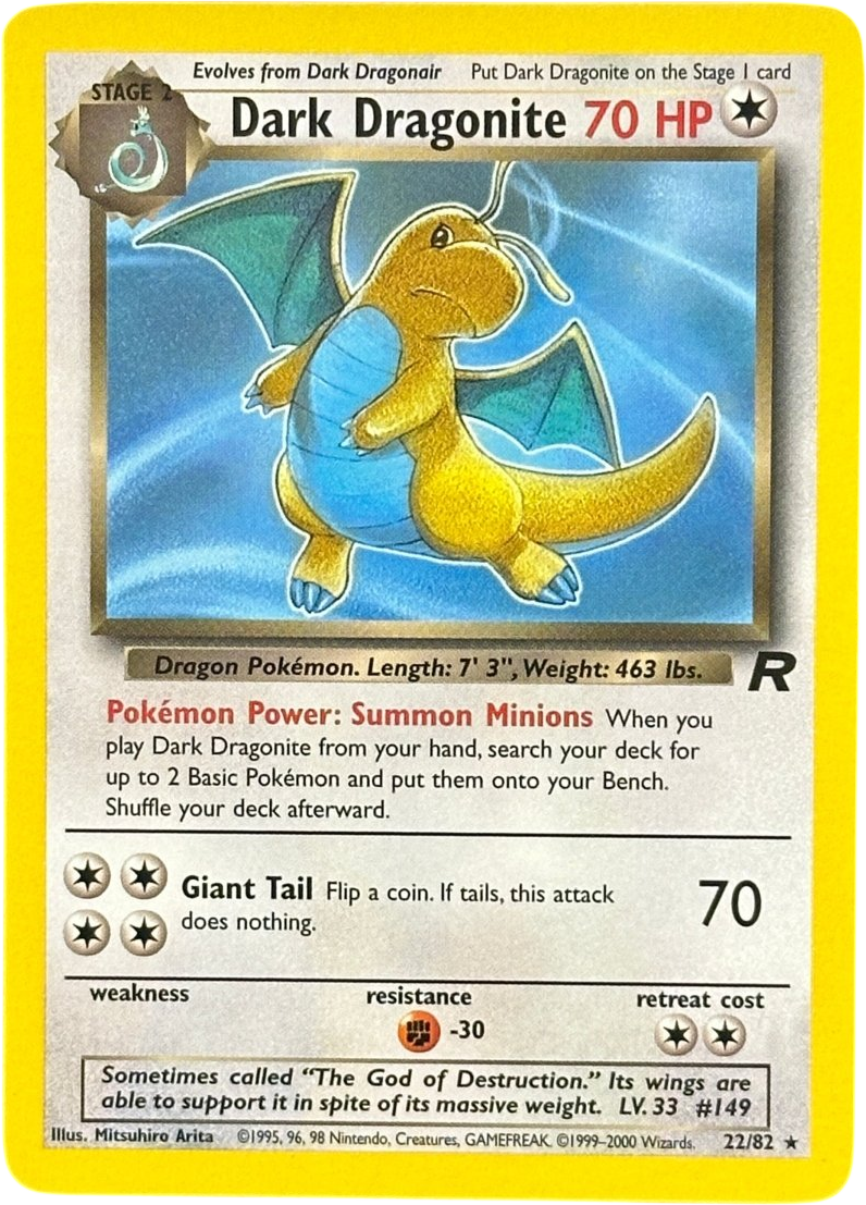 Dark Dragonite - Rocket Unlimited - 22/82 - Mega Cash Sydney