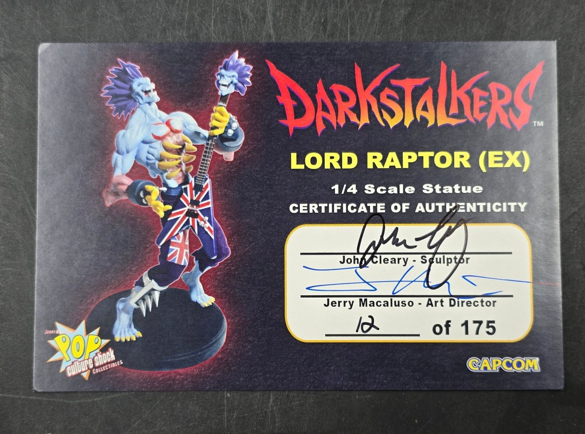 DARKSTALERS - Lord Raptor - 1/4 Scale - Statue - Mega Cash Sydney
