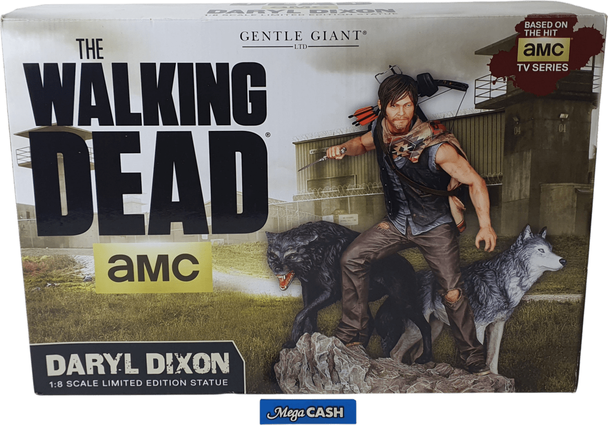 Daryl Dixon + Wolves - GENTLE GIANT The Walking Dead - 88/1000 - 1:8 Scale - AMC - Mega Cash Sydney