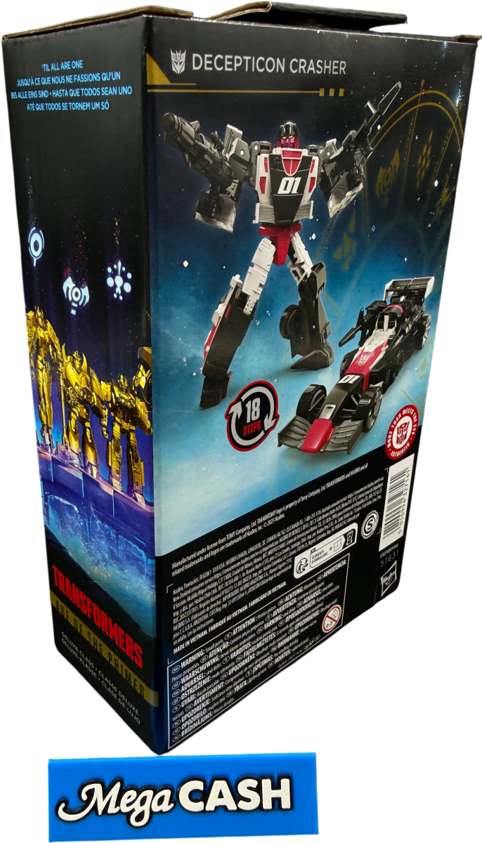Decepticon Crasher - Hasbro Figurine - Transformers Age of the Primes - Mega Cash Sydney