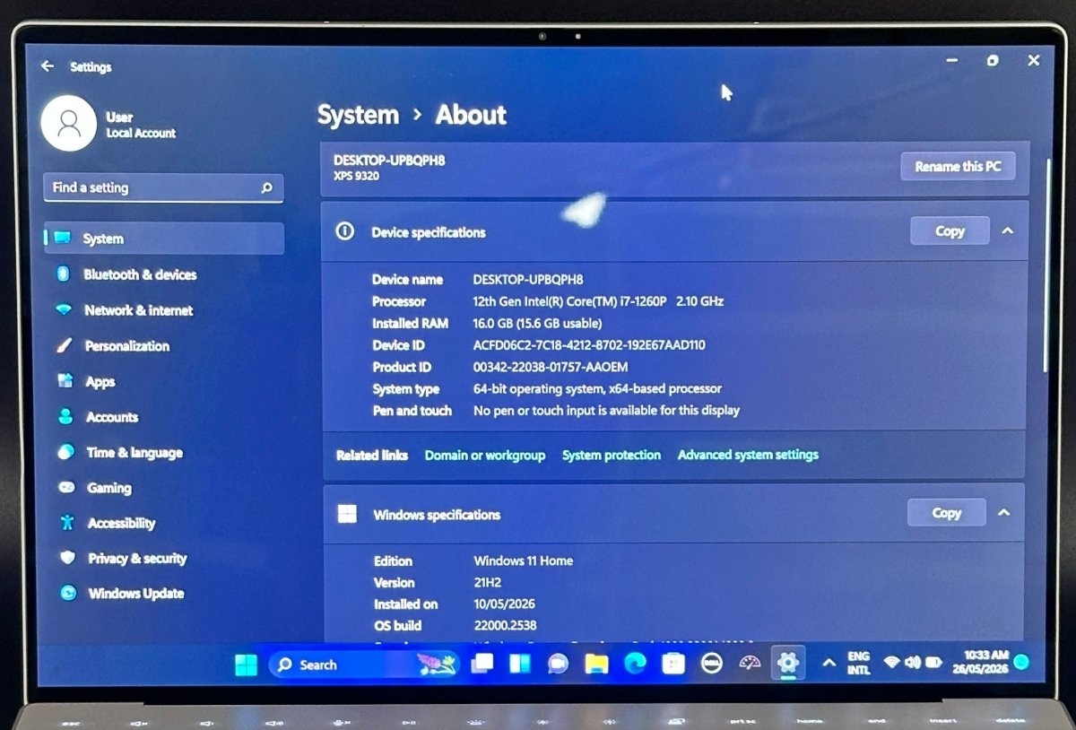 Dell XPS - 9320 - 12th Gen Intel i7 - 1260P - 512GB SSD - 16GB RAM - Windows 11 Home - Mega Cash Sydney