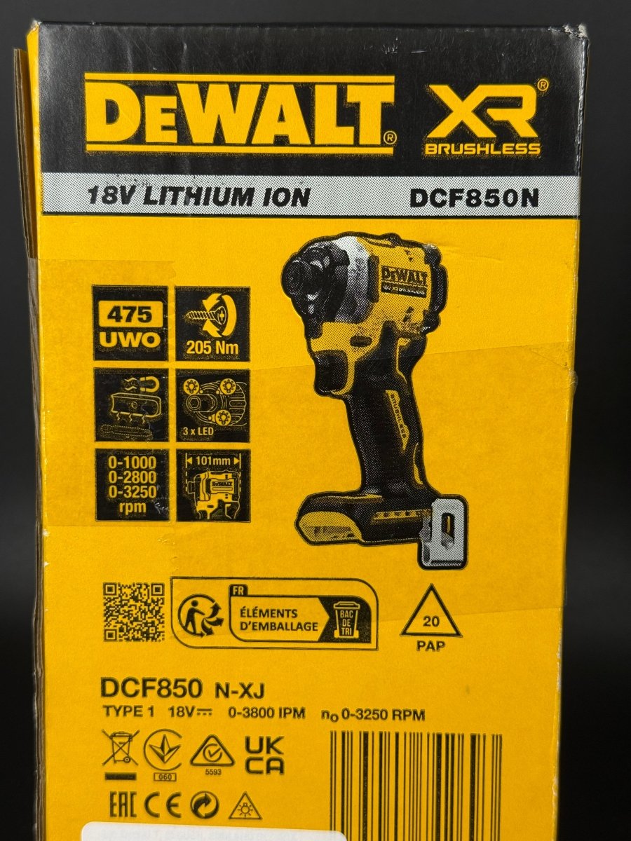 DeWalt 18v Impact Driver DCF850N - Skin Only - Opened Never Used - Mega Cash Sydney