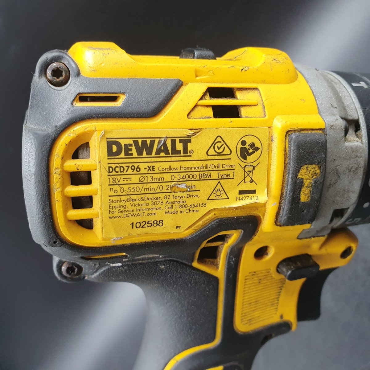 DeWalt - DCD796 - Cordless Brushless Impact Drill - Tool Only - Mega Cash Sydney