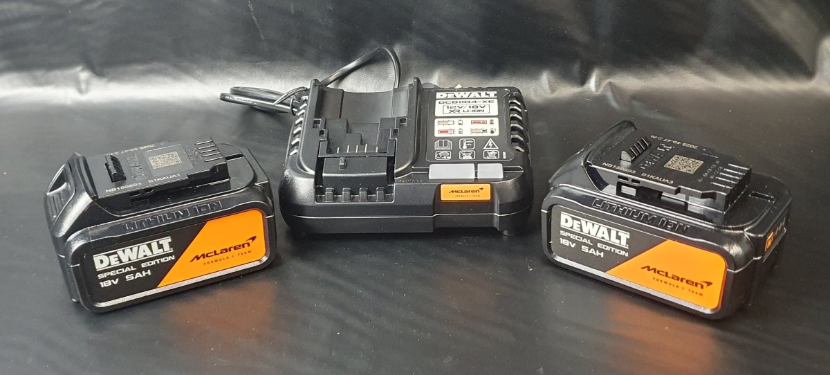 DeWalt DCG45M McLaren F1 Team 18V XR 5.0Ah Li - ion Cordless 125mm (5") Angle Grinder Combo Kit - Special Edition - Mega Cash Sydney