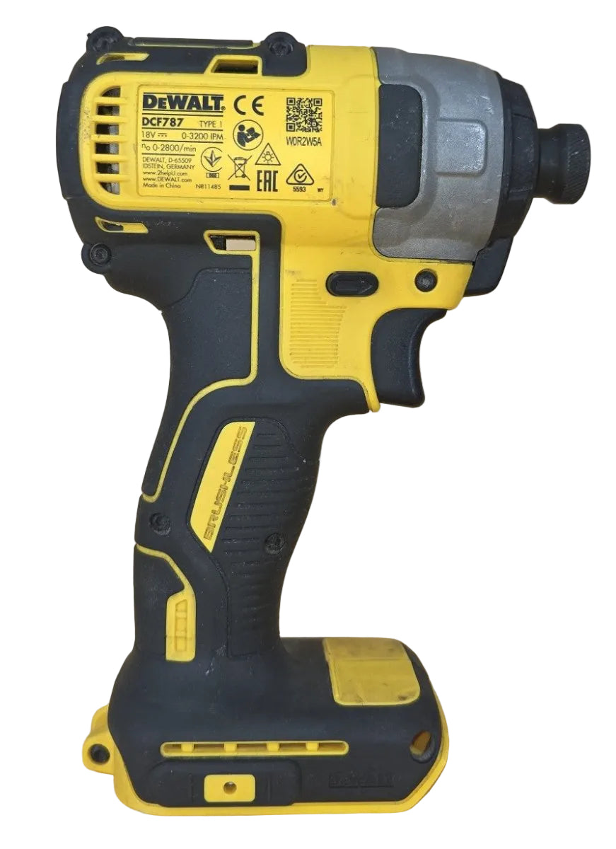DeWalt Impact Driver DCF787 Skin Only 18V XR Brushless - Mega Cash Sydney
