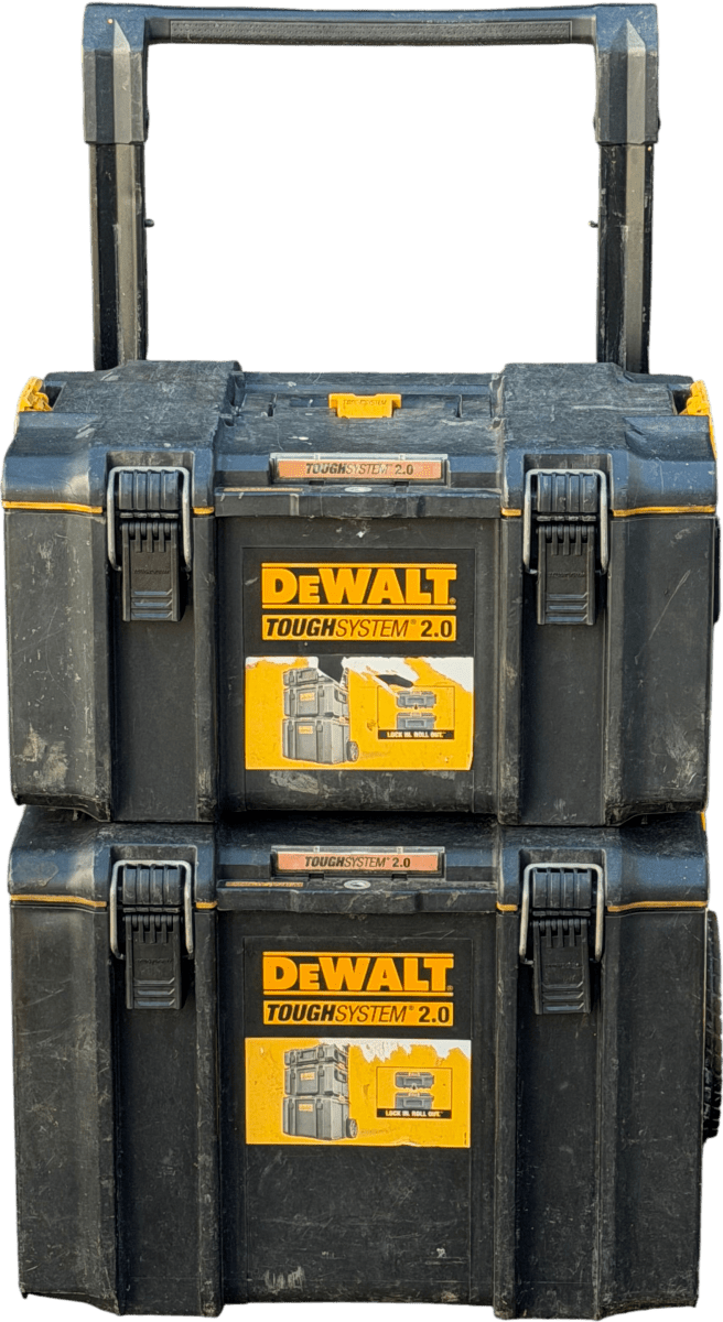 Dewalt Tool Box Tough System 2.0 x2 Crates and Caddy - Mega Cash Sydney