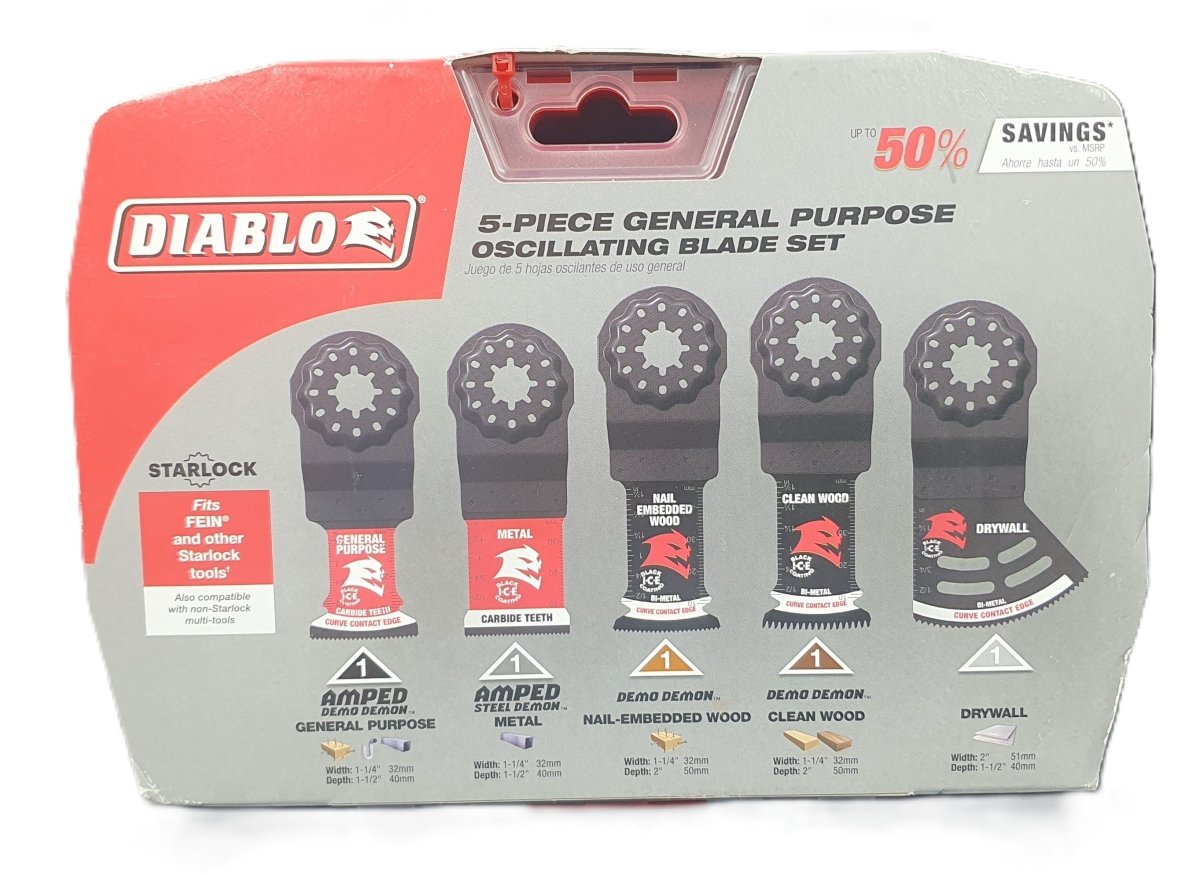 DIABLO - 5 pc Starlock General Purpose Osc. Blade Set - Mega Cash Sydney
