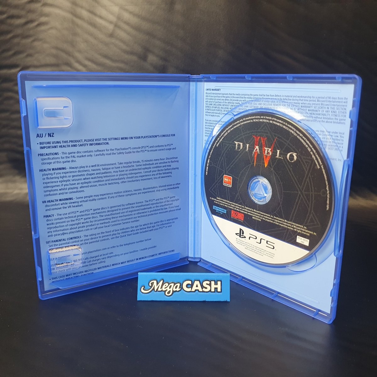 DIABLO IV (4) - Playstation 5 Game - Steelbook Edition - Mega Cash Sydney