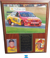 Dick Johnson - Limited Edition Plaque - 262/500 - Mega Cash Sydney