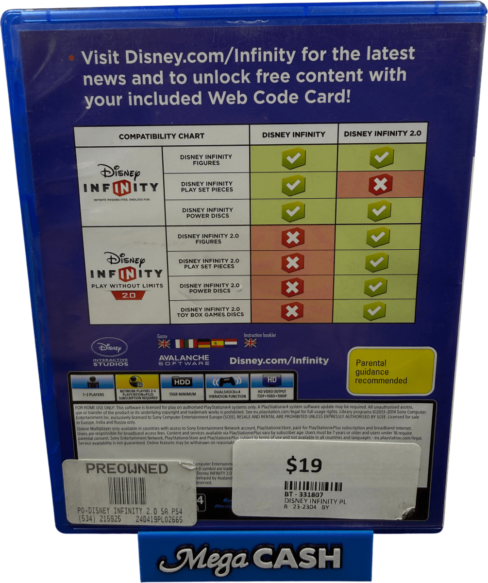 Disney Infinity Play Without Limits 2.0 - PlayStation 4/PS4 Game - Mega Cash Sydney