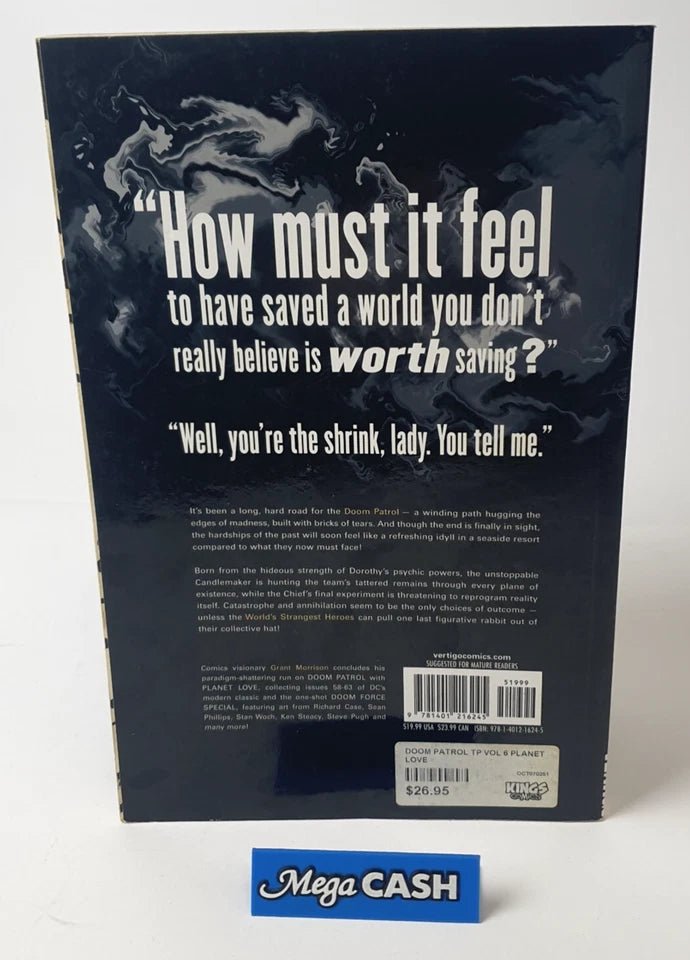 Doom Patrol: Book 6: Planet Love - by Grant Morrison - 2008 Vertigo - Mega Cash Sydney