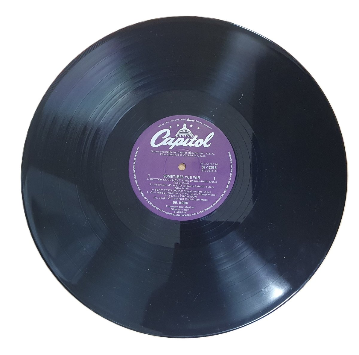 Dr. Hook - "Sometimes You Win" - Record - Vinyl - ST - 12018 - Mega Cash Sydney
