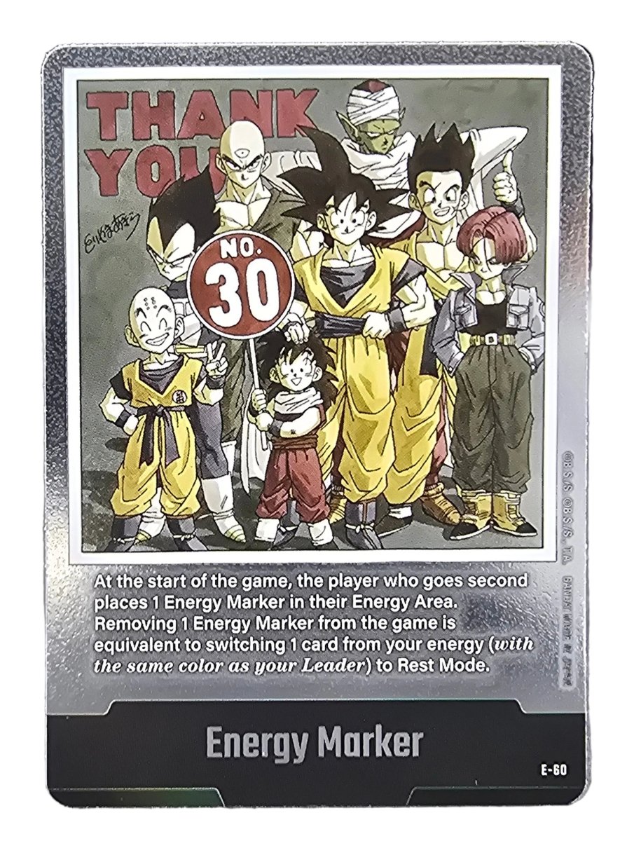 Dragon Ball Super - Energy Marker - E - 60 - Manga Booster 01 - Mega Cash Sydney