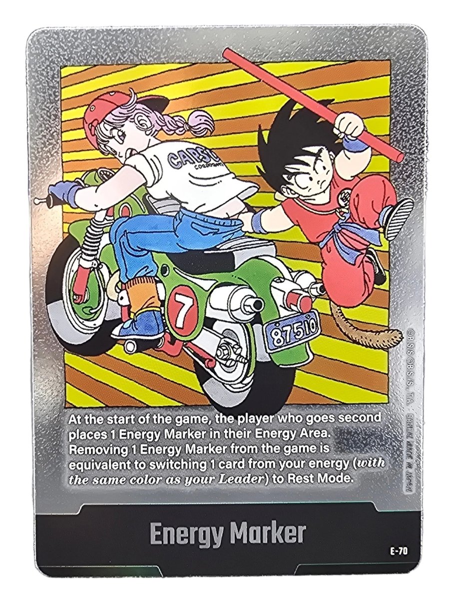 Dragon Ball Super - Energy Marker - E - 70 - Manga Booster 02 - Mega Cash Sydney