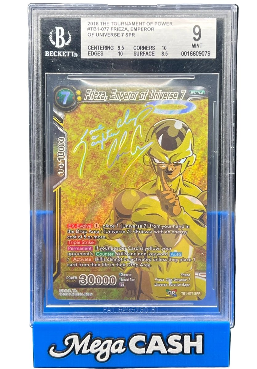 Dragonball - BGS 9 Frieza , Emperor Of Universe 7 TB1-077 SPR - Mega Cash Sydney