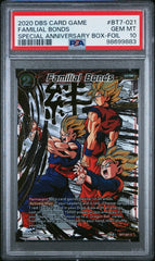 Dragonball - PSA 10 Familial Bonds Bt7-021 - Mega Cash Sydney