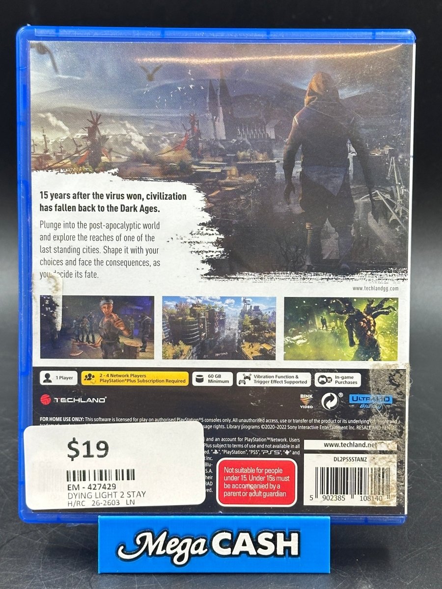 Dying Light 2: Stay Human - PlayStation 5/PS5 Game - Mega Cash Sydney