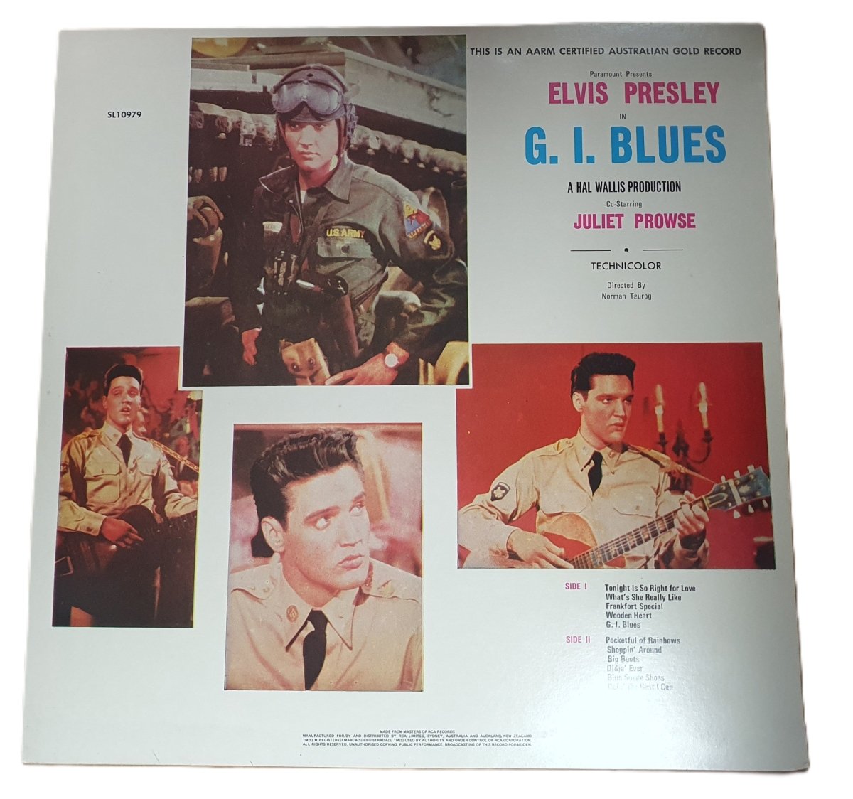 Elvis Presley in G.I. Blues - Record - Vinyl - SL10979 - Mega Cash Sydney