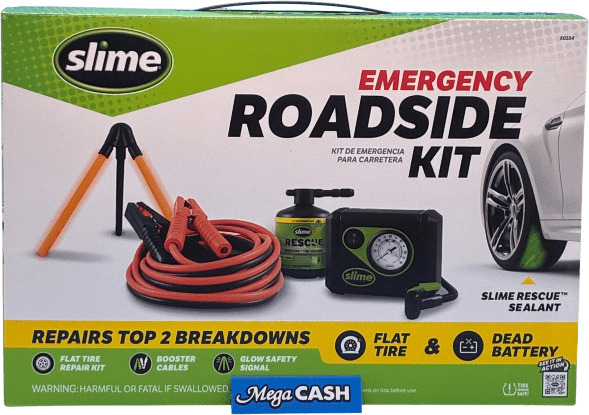 Emergency RoadSide Kit - Slime Car Accessories - 50154 Brand New Sealed In Box - Mega Cash Sydney