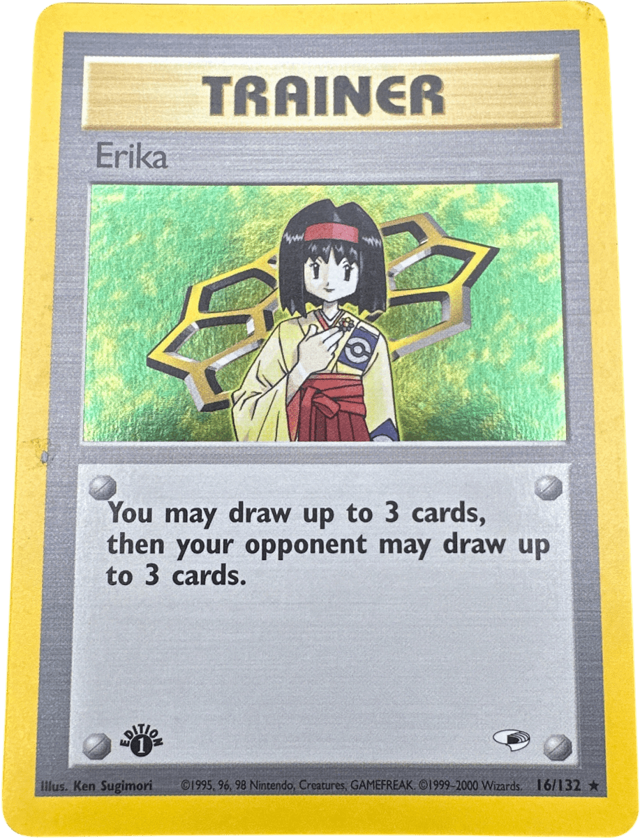 ERIKA GYM HEROES 1ST EDITION 16/132 - Mega Cash Sydney