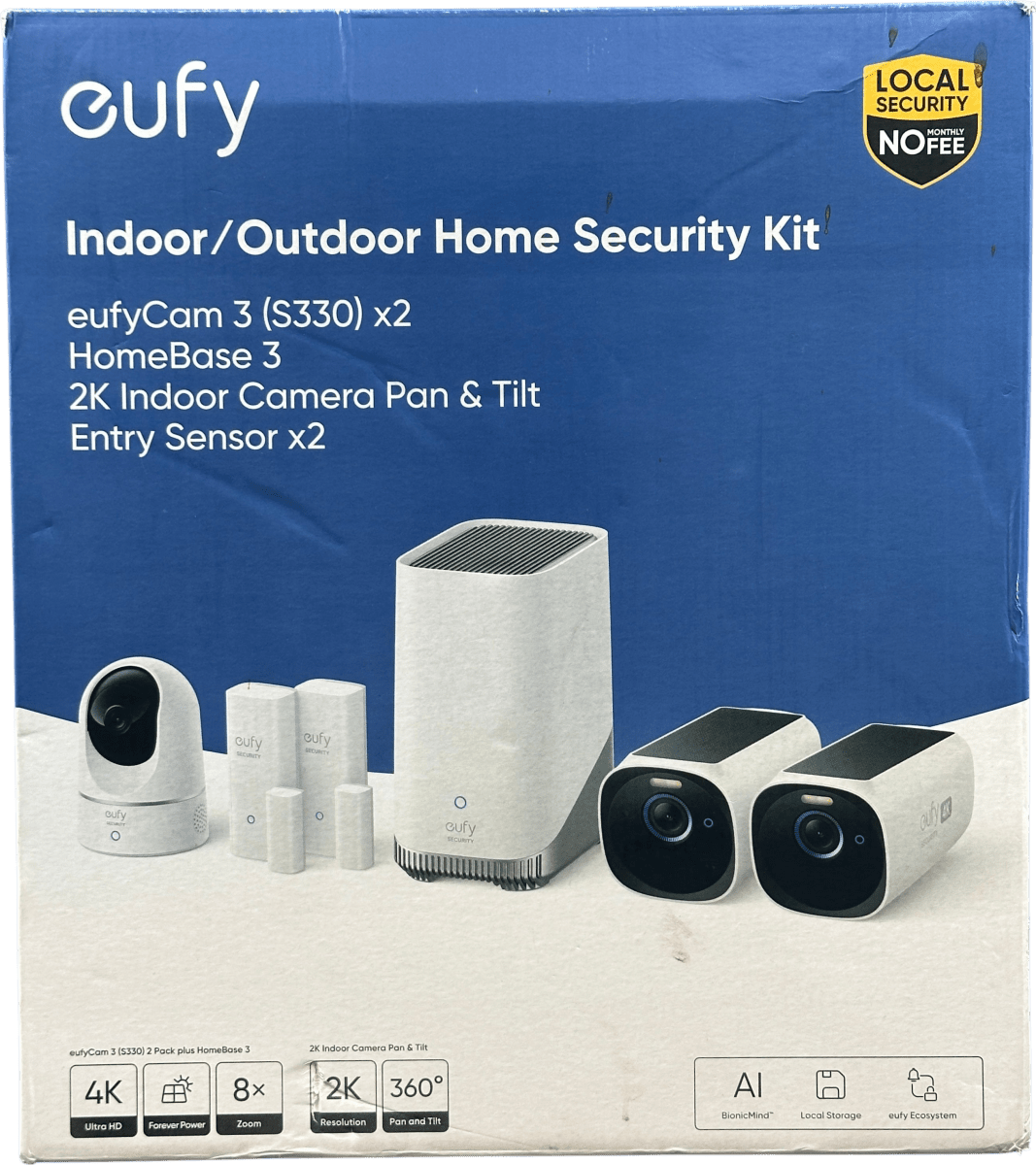 Eufy Cam 3 Indoor/Outdoor Home Security Kit - Mega Cash Sydney