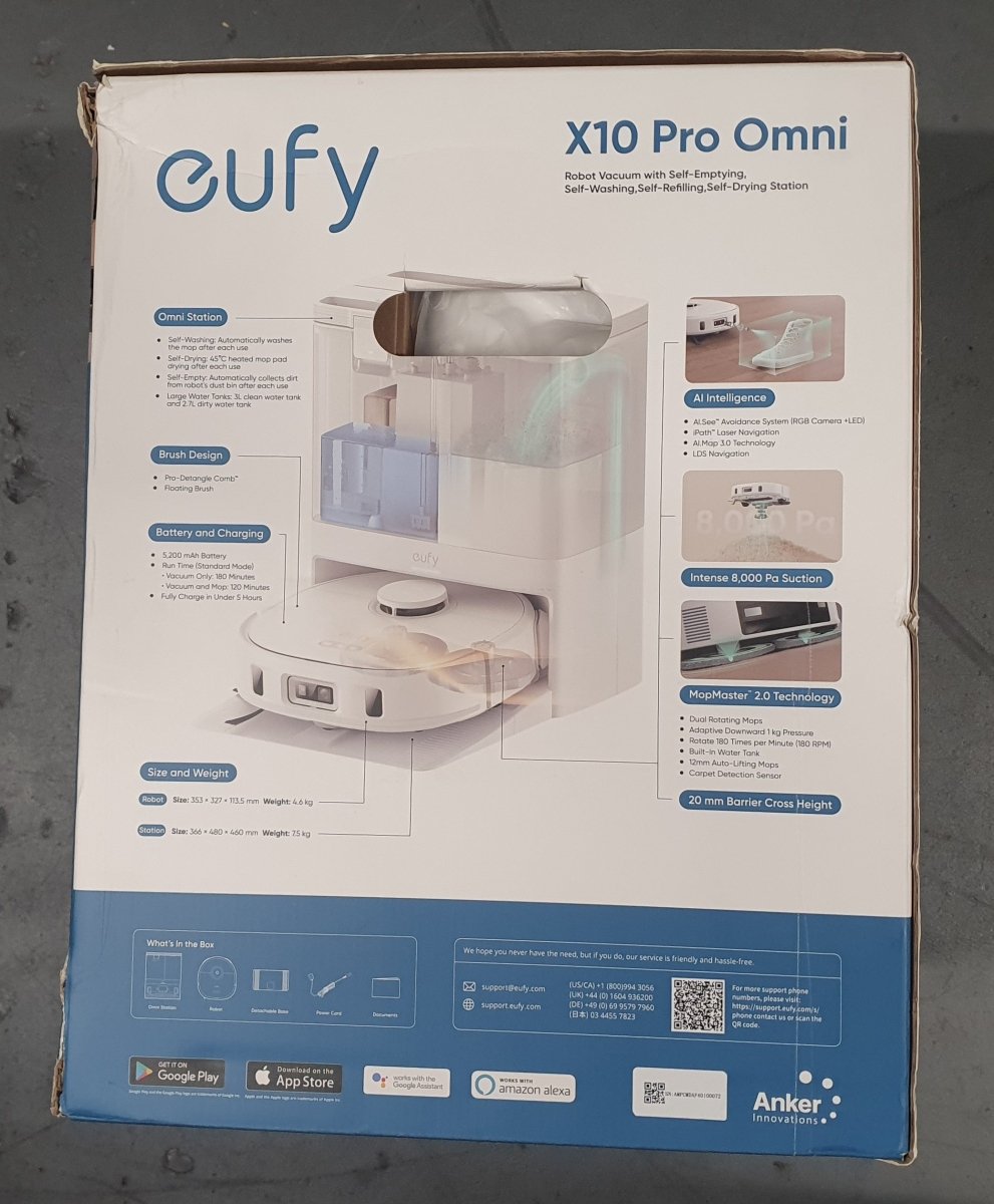 EUFY - X10 Pro Omni - Deep cleaning V8 System - Mega Cash Sydney