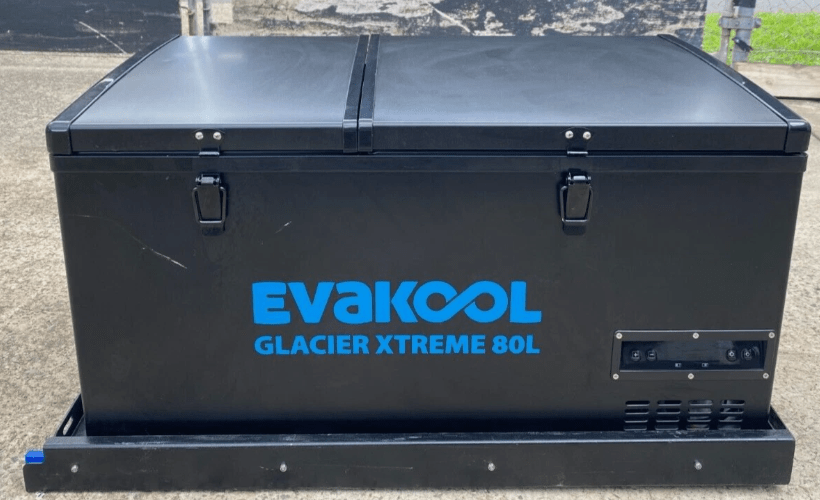 EvaKool Glacier Xtreme 80L Dual Zone Fridge/Freezer - Mega Cash Sydney