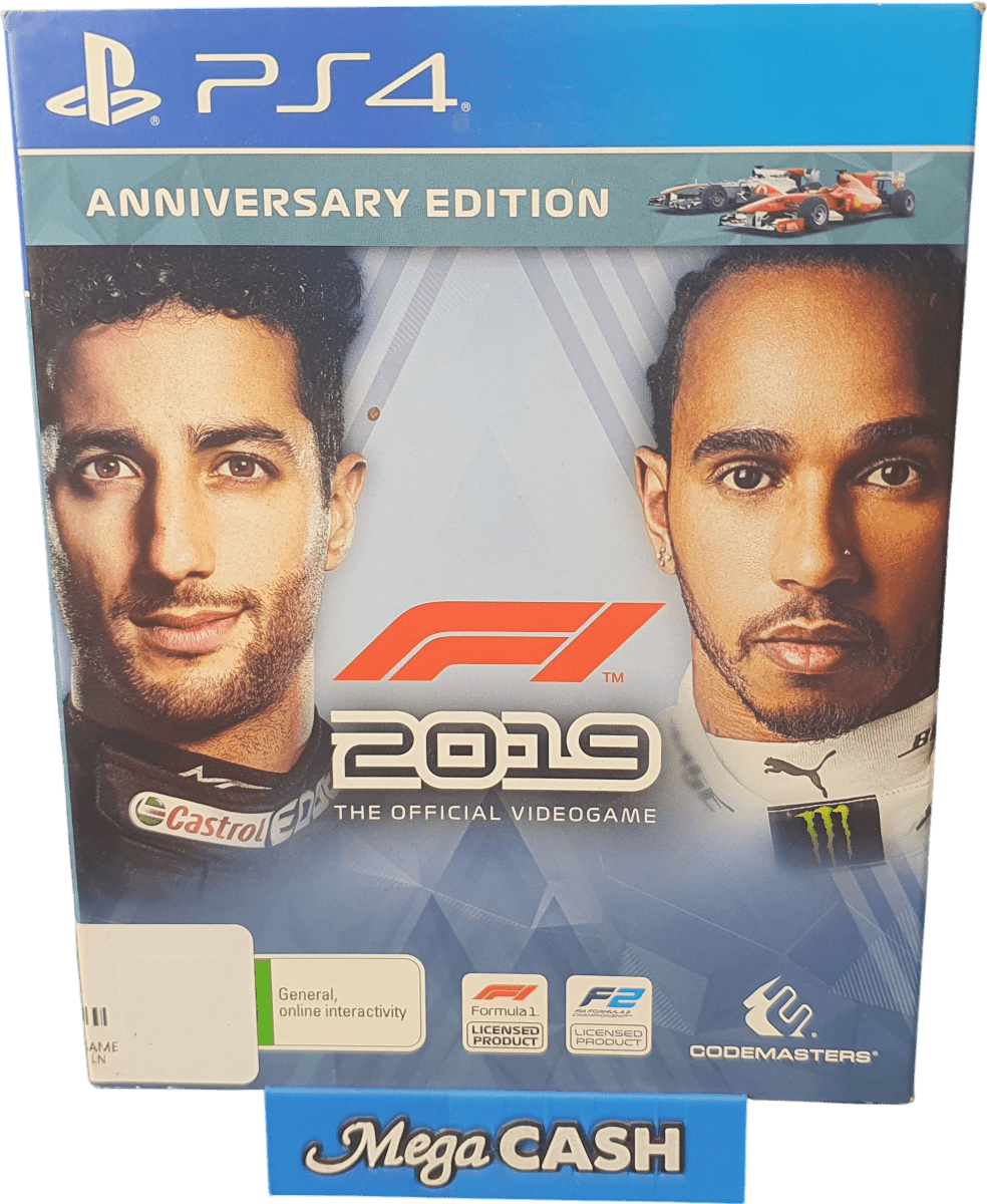 F1 2019 - Anniversary Edition - PlayStation 4/PS4 Game - Mega Cash Sydney