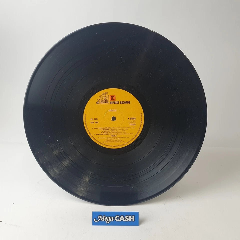 FAMILY - "Fearless" - LP RECORD - Reprise Records - K54003 - Mega Cash Sydney