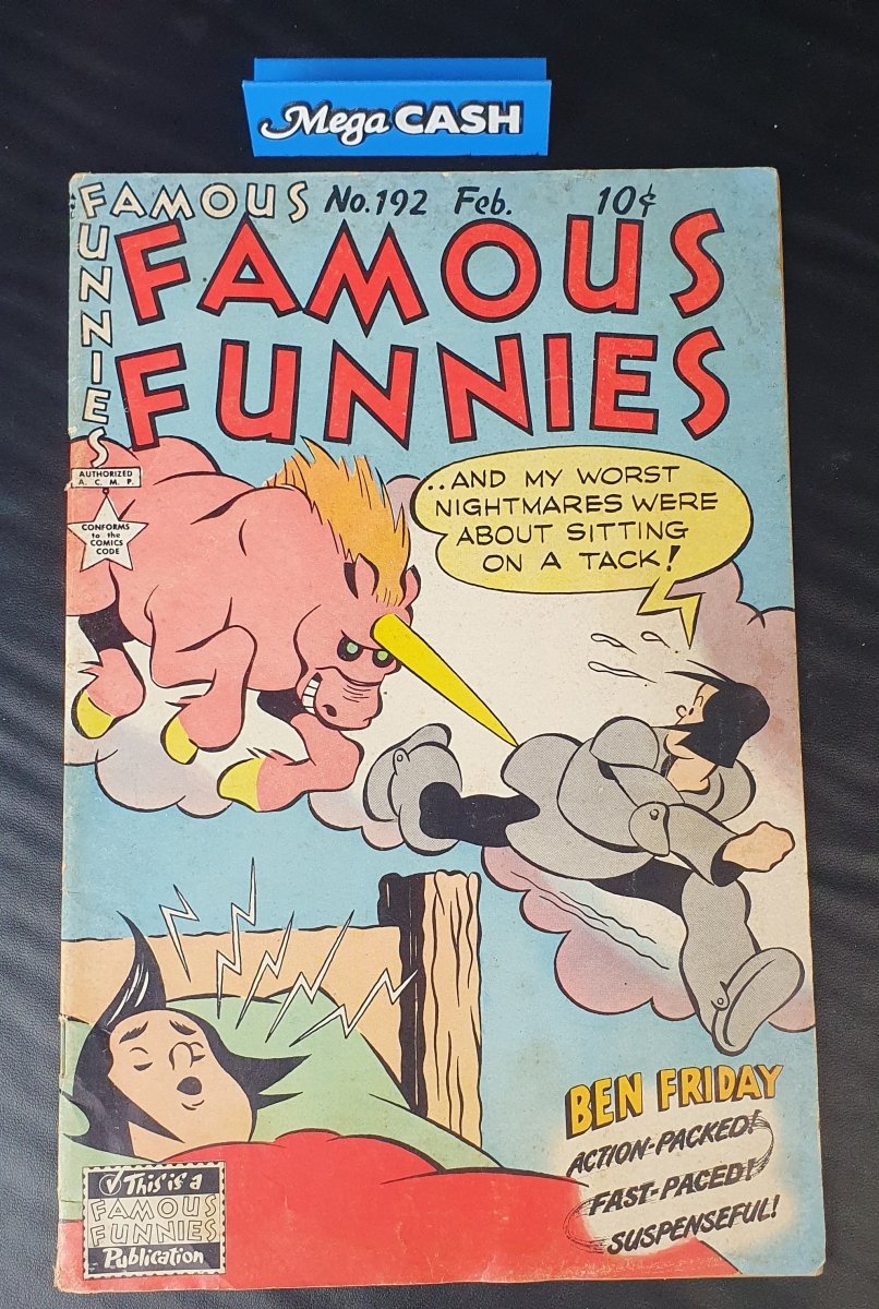 FAMOUS FUNNIES - No192 1951 - Eastern Color Printing Co. - Mega Cash Sydney