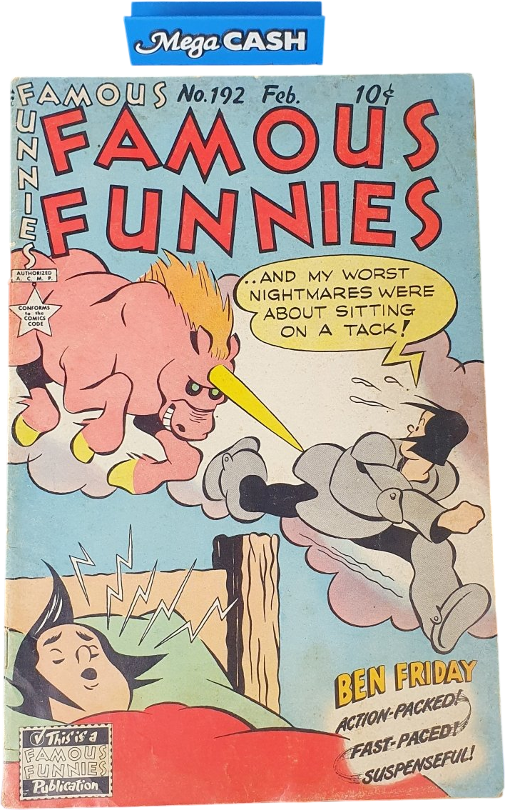 FAMOUS FUNNIES - No192 1951 - Eastern Color Printing Co. - Mega Cash Sydney