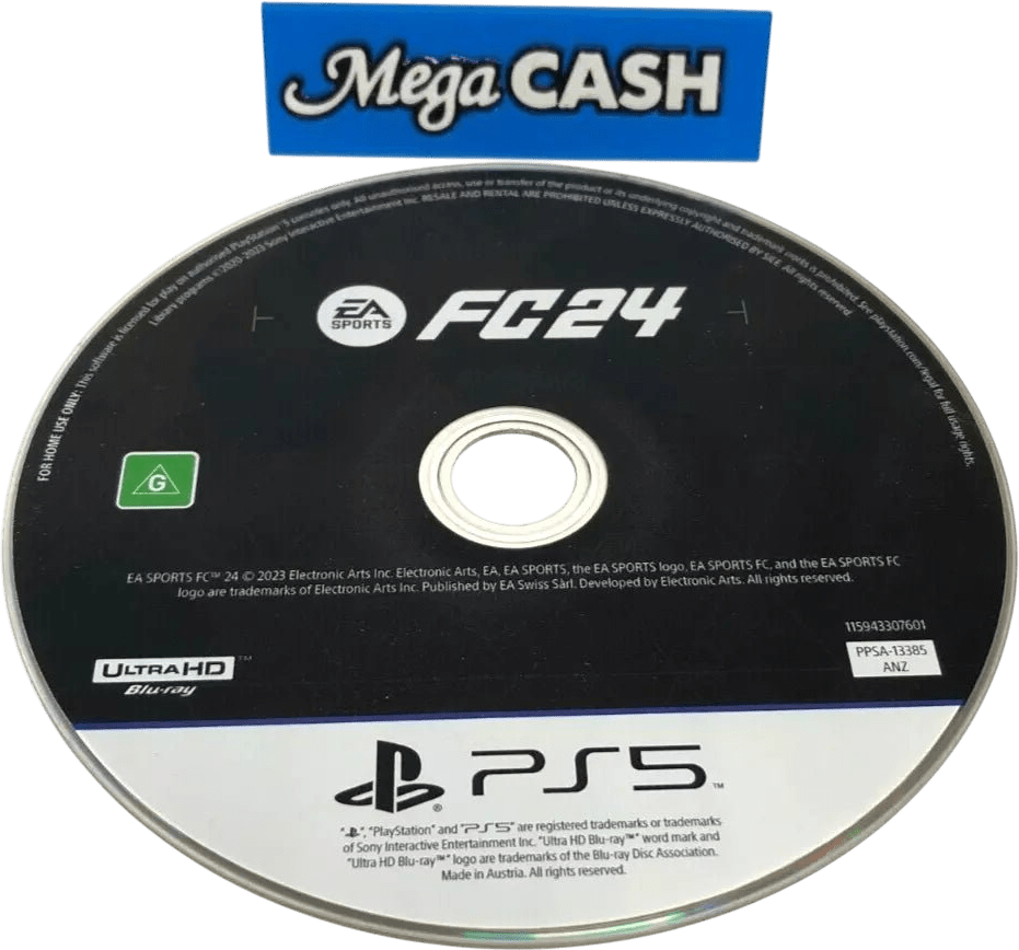 FC24 - Playstation 5 Game (PS5) - Disc Only - Mega Cash Sydney