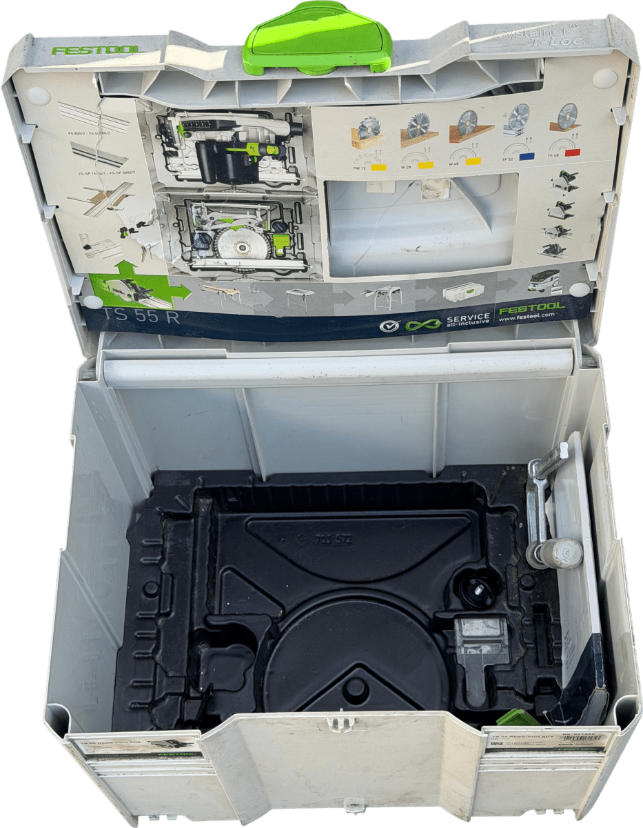 Festool Track Saw TS 55 REBQ with FS 1400/2 Guide Rail Set with Case - Mega Cash Sydney