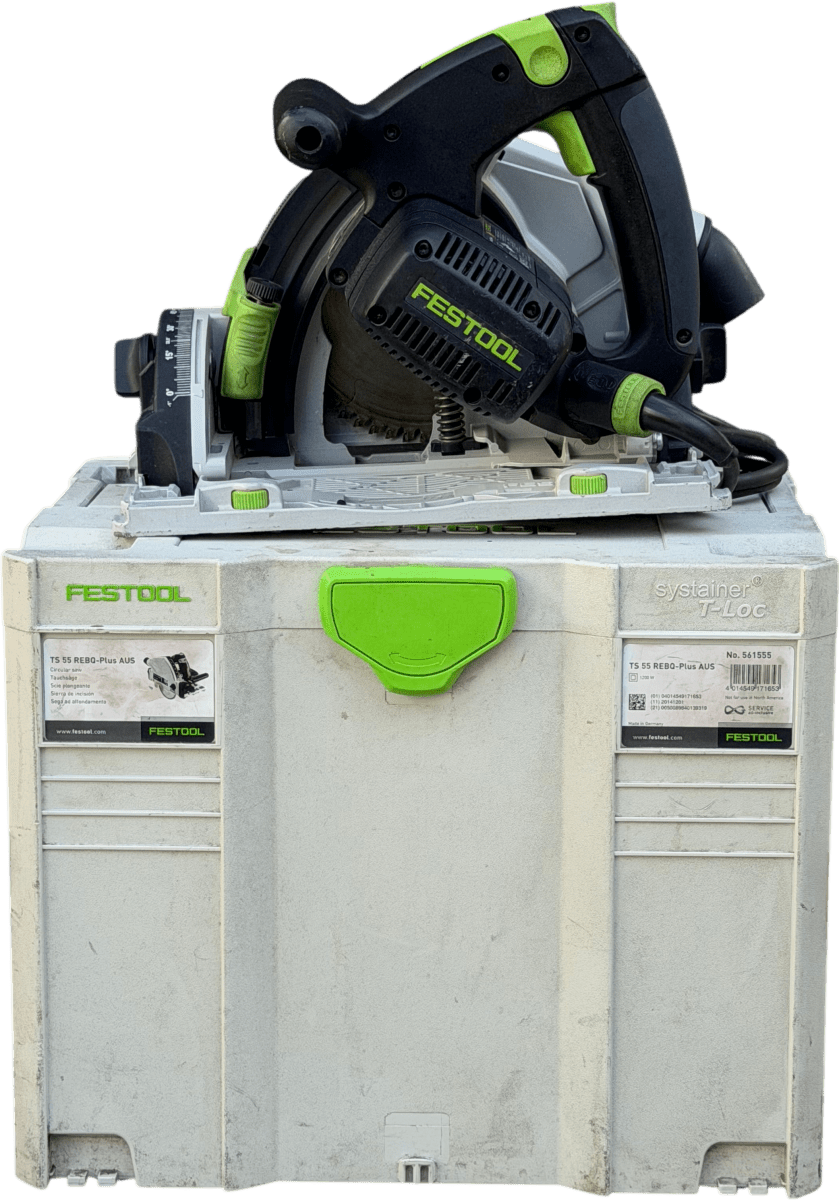 Festool Track Saw TS 55 REBQ with FS 1400/2 Guide Rail Set with Case - Mega Cash Sydney