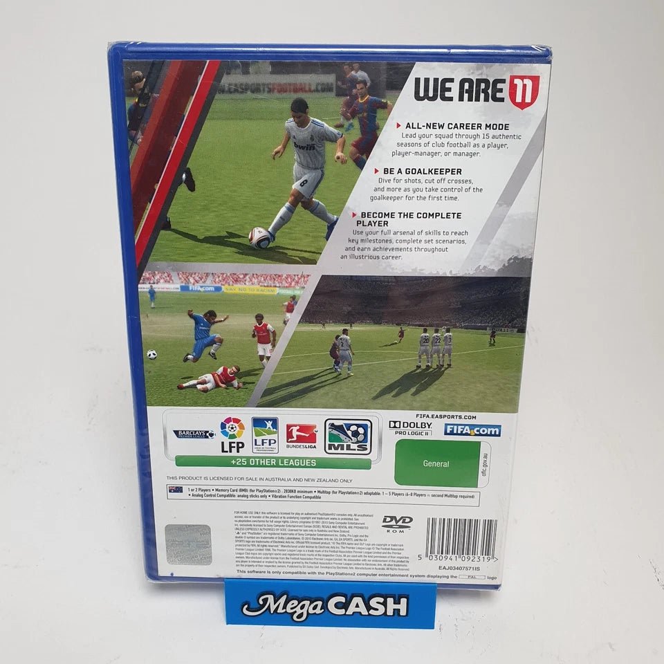 FIFA 11 - Playstation 2 (PS2) Game - Mega Cash Sydney