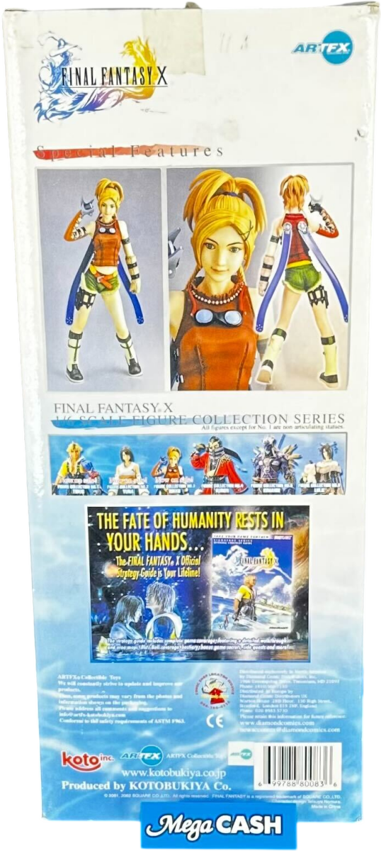 Final Fantasy X 1/6 scale ArtFX Figure No. 3 Rikku - Mega Cash Sydney