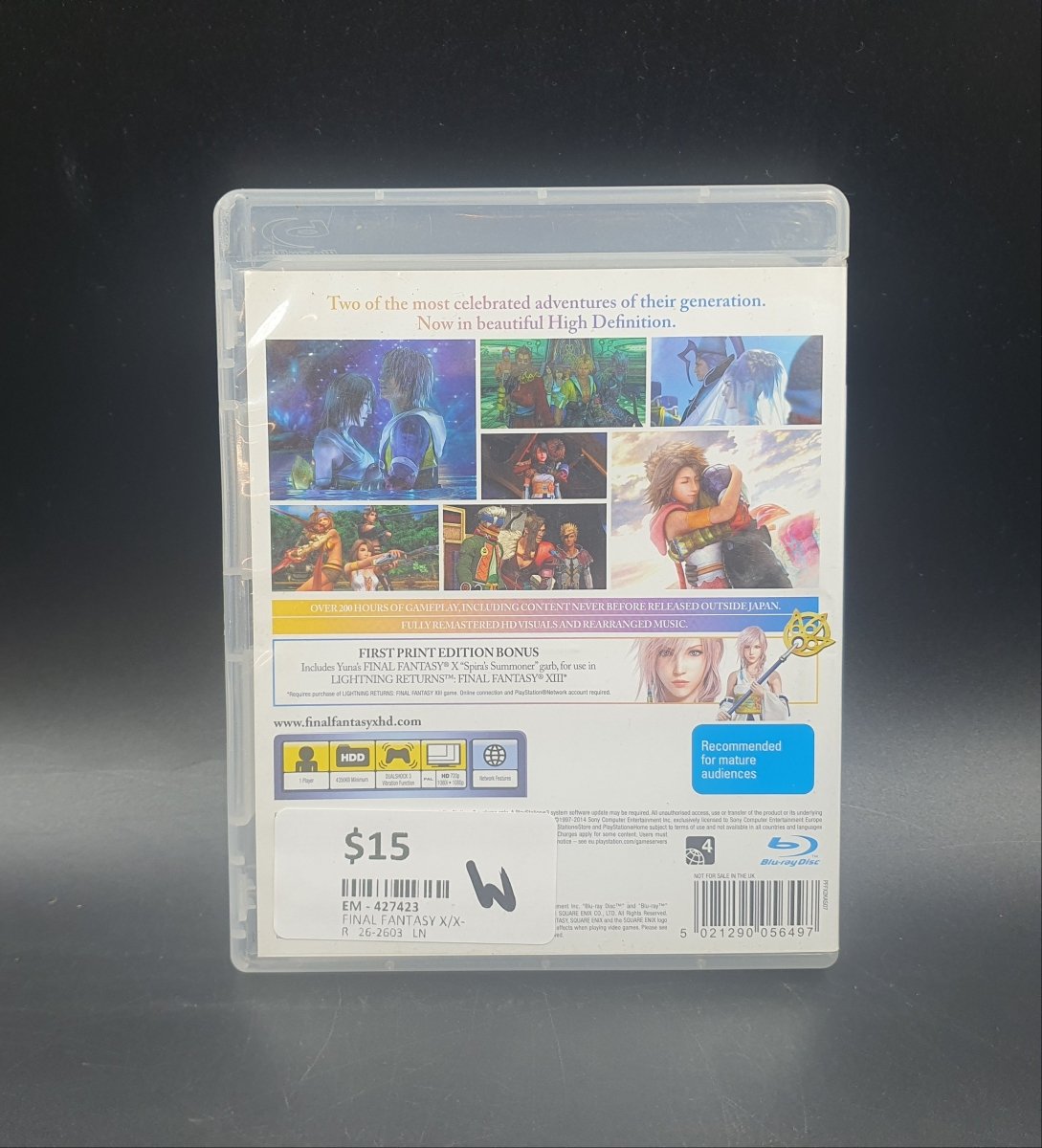 Final Fantasy - X | X2 - PlayStation 3/PS3 Game - Mega Cash Sydney