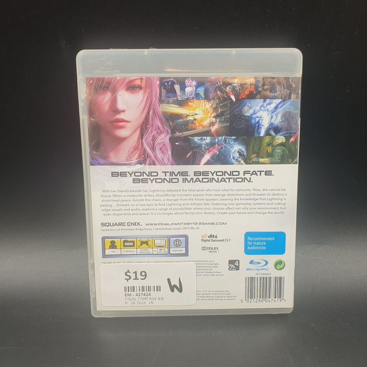 Final Fantasy - XIII - 2 (13 - 2) - PlayStation 3/PS3 Game - Mega Cash Sydney